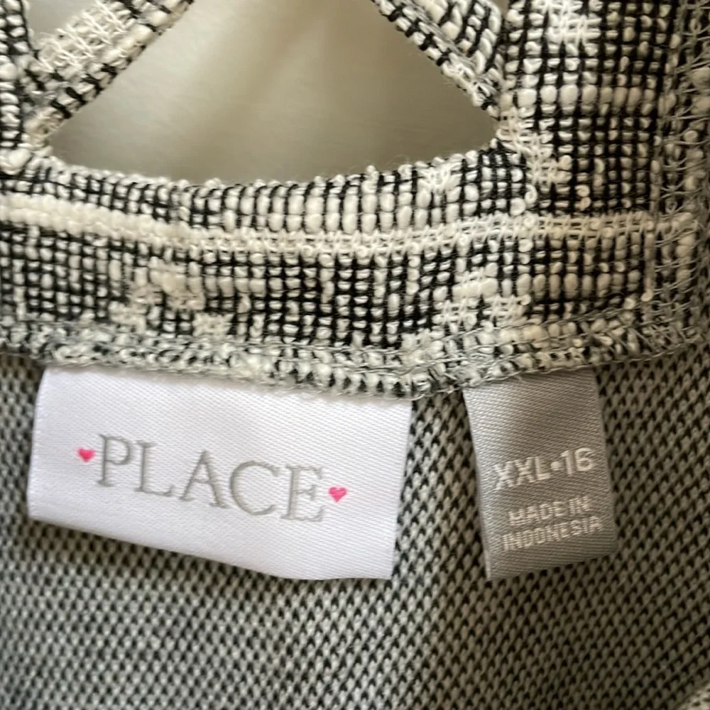 The Children’s Place gray long sleeve Skater Dress size XXL 16